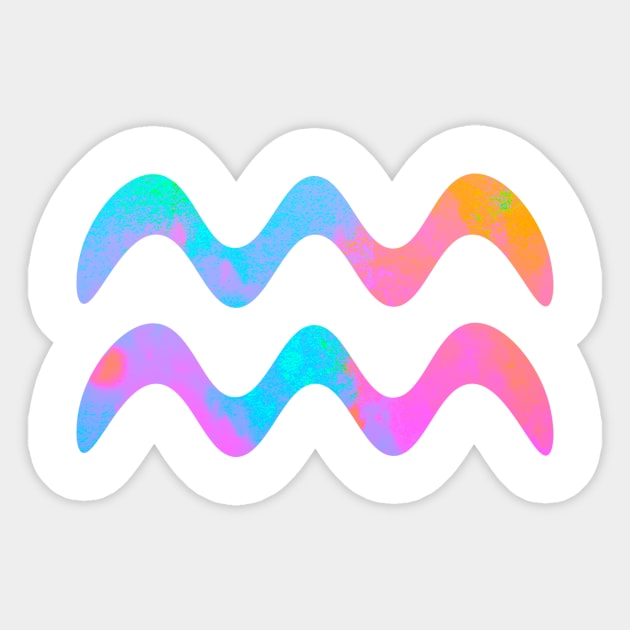 Aqua Symbol Rainbow Sticker by lolosenese